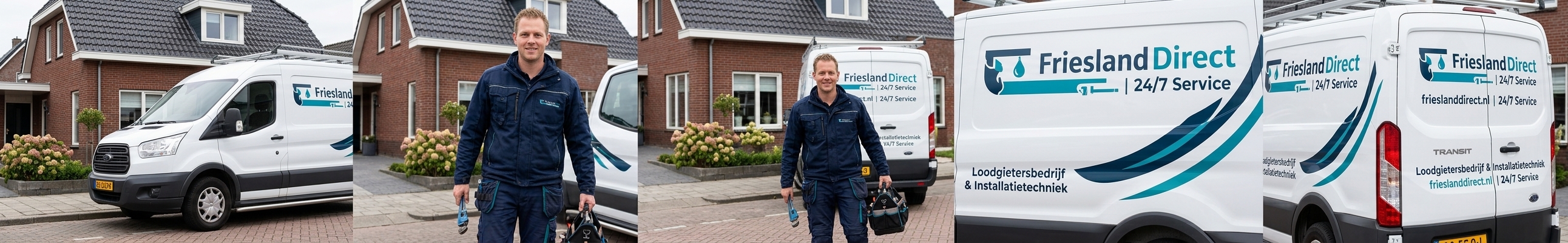 Professionele loodgieter van Friesland Direct bij een klant in Friesland