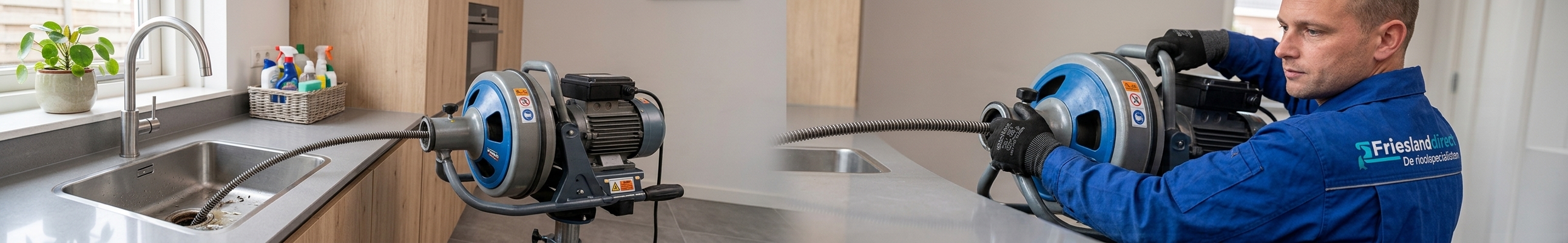 Professioneel riool ontstoppen door Loodgieters Friesland Direct