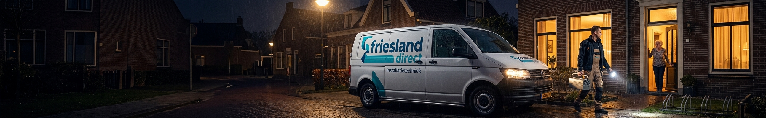Spoedservice loodgieter Friesland Direct arriveert bij noodgeval